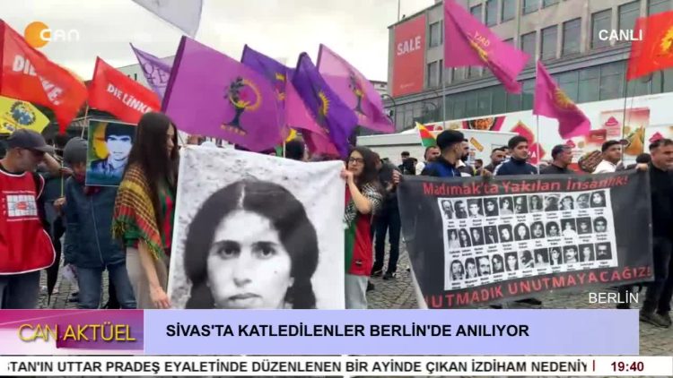SİVAS’TA KATLEDİLENLER BERLİN’DE ANILIYOR
