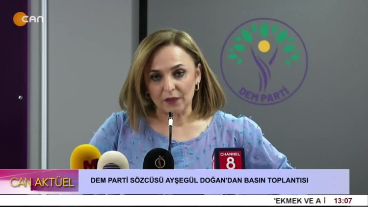 Dem Parti Sözcüsü Ayşegül Doğan’dan Basın Toplantısı