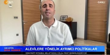 Cemevi Başkanlığının Politikalarına Tepki – DEM Partili Celal Fırat’tan Alevi Gündemi – Katliam Yasasının 3. Maddesi Kabul Edildi – Munzur Festivalinin Programı Belli Oldu – Serpil Çelik Mert İle Can Aktüel Ana Haber Bugünkü Konuk DEM Parti İstanbul Milletvekili Celal Fırat
