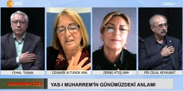 – Yas-ı Muharrem’in Günümüzdeki Anlamı- Cemal Turan’ın Hazırlayıp Sunduğu Muharrem Özel Programının Konukları Derviş Cemal Ocağı’ndan Ana Cevahir Altunok, Cemal Abdal Ocağı’dan Ve AABF İnanç Kurulu Başkanı Pir Celal Keykubat Ve Kureyşan Ocağı’ndan Ana Zerno Ateş