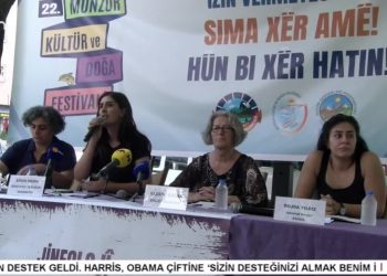 Munzur Festivali 3. Gününde – ‘Jinoloji, Demokratik Siyaset Tartışıyor’ Paneli Konuşmacılar: Sebahat Tuncel, Rojda Yıldız, Kadriye Doğan, Birsen Orhan ( moderatör)
