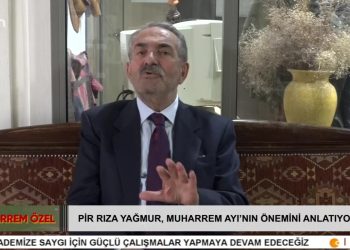 Pir Rıza Yağmur ile Muharrem Özel.