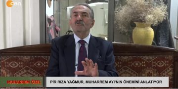 Pir Rıza Yağmur ile Muharrem Özel.