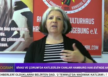 Sivas ve Çorum’da Katledilen Canlar Hamburg HAK-EVİ’nde Anıldı.