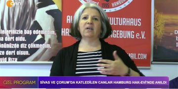 Sivas ve Çorum’da Katledilen Canlar Hamburg HAK-EVİ’nde Anıldı.