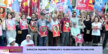 Suruç’da Yaşamını Yitirenler 9. yılında Kadıköy’de Anılıyor.