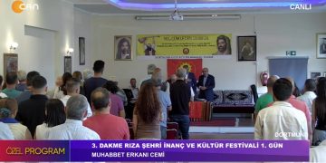3. DAKME Rıza Şehri İnanç ve Kültür Festivali, Muhabbet Erkanı Cemi – 1. Gün.