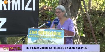 86. Yılında Zini Gediği’nde Katledilen Canlar Erzincan Kılıçkaya Köyünde Anılıyor.