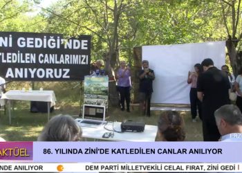 86. Yılında Zini Gediği’nde Katledilen Canlar Erzincan Kılıçkaya Köyünde Anılıyor.