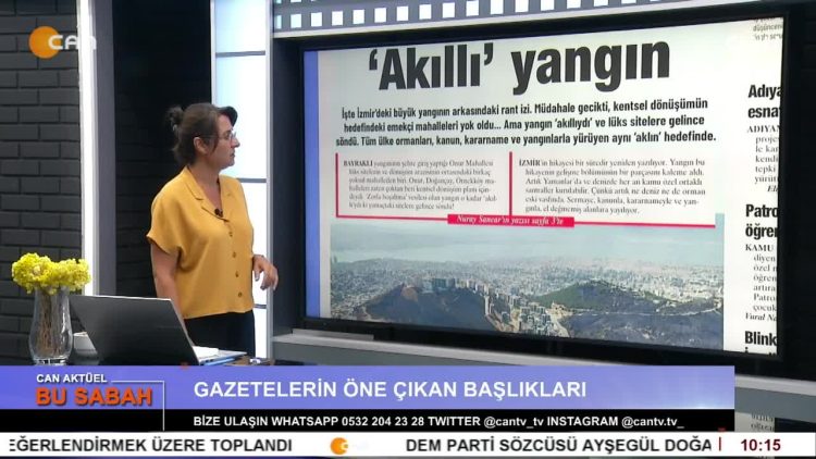 Çilem Küçükkeleş’in Sunumuyla Can Aktüel Bu Sabah – 1. Bölüm