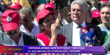 Dergahlarımızı geri istiyoruz Alevi kurumları ‘dergahlarımızı Geri istiyoruz’ sloganı ile Hacı Bektaş Veli Dergahı’na yürüyor