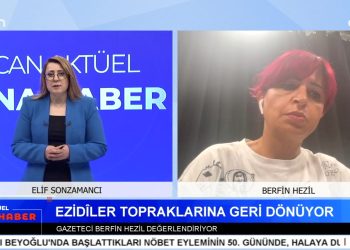 Ezidîlerin 74. Fermanının Ardından 10 Yıl Geçti – Ezidîler Topraklarına Geri Dönüyor – Yaya Geçitlerinden Kürtçe Uyarı Yazıları Silindi – DEM Parti Yerel Yönetimler Kadın Çalıştayı Başladı – Elif Sonzamancı İle Can Aktüel Ana Haber Bugünkü Konuk Gazeteci Berfin Hezil