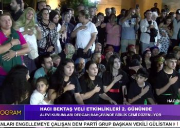 Hacı Bektaş veli Etkinlikleri 2. Gününde, Alevi Kurumları Dergah Bahçesinde Birlik Cemi Düzenliyor