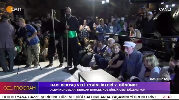 Hacı Bektaş veli Etkinlikleri 2. Gününde, Alevi Kurumları Dergah Bahçesinde Birlik Cemi Düzenliyor