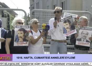 1016. Hafta Cumartesi Anneleri Eylemi.