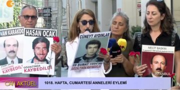 1018. Hafta Cumartesi Anneleri Eylemi.