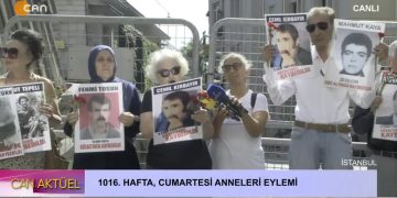 1016. Hafta Cumartesi Anneleri Eylemi.