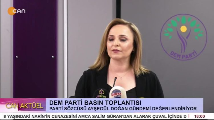 – DEM Parti Basın Sözcüsü Ayşegül Doğan Gündemi Değerlendiriyor