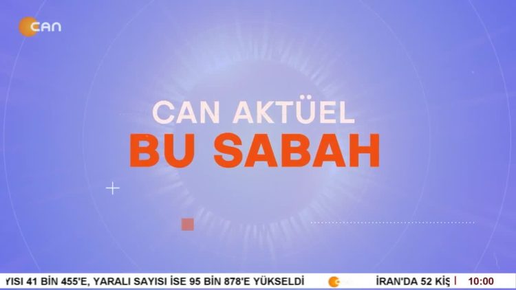 Veli Haydar Güleç’in sunumuyla Can Aktüel Bu Sabah programı 1. Bölüm
