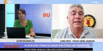 Çilem Küçükkeleş’in sunumuyla Can Aktüel Bu Sabah programınıın konuğu PSAKD Genel Başkanı Cuma Erçe