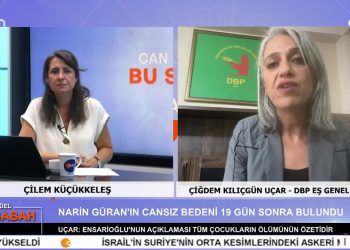 Çilem Küçükkeleş’in Sunumuyla Can Aktüel Bu Sabah Programının Konuğu DBP Eş Genel Başkanı Çiğdem Kılıçgün Uçar – 2. Bölüm