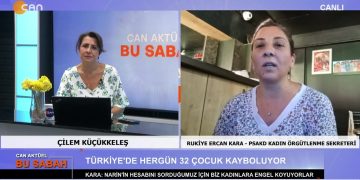 Çilem Küçükkeleş’in Sunumuyla Can Aktüel Bu Sabah Programının Konuğu PSAKD Kadın Örgütlenme Sekreteri Rukiye Ercan Kara – 2. Bölüm