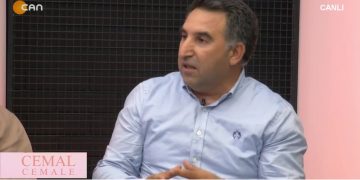 Hüseyin Kelleci ile Cemal Cemale’nin konukları Yaşam Ağacı Derneği’nden Ali Şahmo, Nazif Töre, Rıza Yıldırım, Elif Çelik, Bayram Karabulut ve Arif Erendemir.