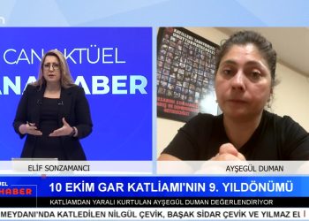 10 Ekim Gar Katliamı Ailelerinden Açıklama – DAM’dan Ve DAD’dan Tunceli Sempozyumu Tepkisi – Kadına Yönelik Şiddet Ve Kayıp Devam Ediyor – Celal Fırat Meclise Seslendi – Elif Sonzamancı İle Can Aktüel Ana Haber Bugünkü Konuk Gar Katliamı Tanığı Ayşegül Duman