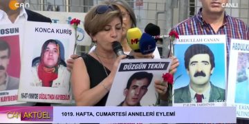 1019. Hafta Cumartesi Anneleri Eylemi.