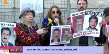 1021. Hafta Cumartesi Anneleri Eylemi.