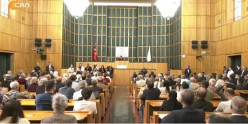 DEM Parti Grup Toplantısı, DEM Parti Eş Genel Başkanı Tuncer Bakırhan konuşuyor.