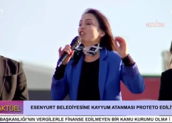 ESENYURT BELEDİYESİNE KAYYUM ATANMASI PROTESTO EDİLİYOR