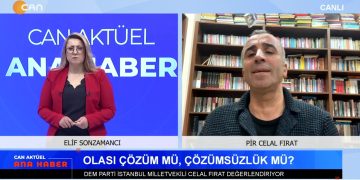Alimler, Analar Ve Pirler Bir Araya Gelecek – DEM Parti Gazetecilerle Bir Araya Geldi – Ortadoğu’da Tırmanan Gerilim – Koyunbaba Türbesi’ne Cami Yapılmasına Tepkiler Sürüyor – Elif Sonzamancı İle Can Aktüel Ana Haber’in Bugünkü Konuğu Pir Celal Fırat.
