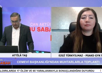 Attilâ Taş İle Can Aktüel Bu Sabah’ın 2. Bölüm Konuğu PSAKD GYK Üyesi Ezgi Türkyılmaz.