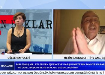 Birleşmiş Milletler İşkenceye Karşı Komite’nin Tavsiye kararları -Türkiye’de İşkence – Alternatif Raporların Önemi – Gülseren Yoleri ile İnsan Hakları Programının Bu Haftaki Konuğu Türkiye İnsan Hakları Vakfı Genel Başkanı Metin Bakkalcı.