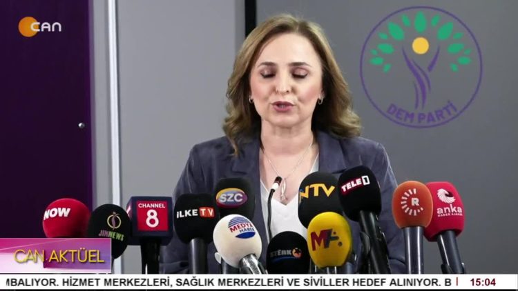 DEM Parti Sözcüsü Ayşegül Doğan Gündemi Değerlendiriyor.