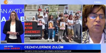 Cezaevlerinde Zulüm – DEM Parti Milletvekilleri: Kuday’ın Faili Devlettir – Cem Garipolu’nun Mezarı Açıldı – Okullarda Gerici Etkinlikler MEB Desteğiyle Devam Ediyor – Elif Sonzamancı İle Can Aktüel Ana Haber Bugünkü Konuk İHD MYK Üyesi Nuray Çevirmen