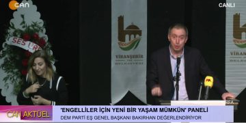 DEM Parti Eş Genel Başkanı Tuncer Bakırhan ‘Engelliler İçin Yeni Bir Yaşam Mümkün’ Panelinde Konuşuyor.