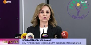 DEM Parti Sözcüsü Ayşegül Doğan Gündemi Değerlendiriyor.
