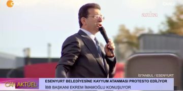 ESENYURT BELEDİYESİNE KAYYUM ATANMASI PROTESTO EDİLİYOR