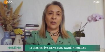 Lı coxrafiya. Reya Haq Şuxule Komalan, – Ahmet Güden’in Hazırlayıp Sunduğu Hasê Ma Programının Konukları: Rojnamevan Elif Tabak Ve Aktîvîsta Jın Ayşe Fehimli