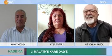 Lı Malatiye Karê DAD’e, – Ahmet Güden’in Hazırlayıp Sunduğu Hasê Ma Programının Konukları: Ali Şükran Akgök Ve Aktîvîsta Jın Ayşe Fehimli.