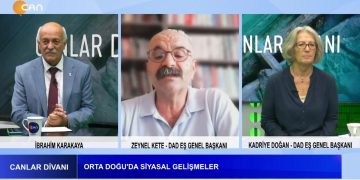 Orta Doğu’da Siyasal Gelişmeler – Alevilerin Devletle İlişkilenmesi – Cemevi Başkanlığı’nın Asimilasyon Çalışmaları – Siyaset Ve Aleviler – İbrahim Karakaya’nın Hazırlayıp Sunduğu Canlar divanıı Programının Konukları DAD Eş Genel Başkanları Zeynel Kete Ve Kardiye Doğan
