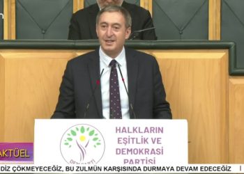 DEM Parti Grup Toplantısı, DEM Parti Eş Genel Başkanı Tuncer Bakırhan konuşuyor..