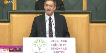 DEM Parti Grup Toplantısı, DEM Parti Eş Genel Başkanı Tuncer Bakırhan konuşuyor..