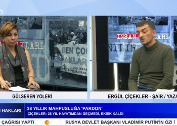 28 Yıllık Mapusluğa ‘ Pardon ‘ – Türkiye’de Cezaevlerinin Durumu – Mahpusların Adil Yargılanma Hakkı – Türkiye Hapishanelerinde Mahpus Olmak – Gülseren Yoleri’ Hazırlayıp Sunduğu İnsan Hakları Programının Konuğu Şair / Yazar Ergül Çiçekler
