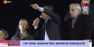 CHP GENEL BAŞKANI VE DEM PARTİ EŞ BAŞKANLARI MARDİNDE KONUŞUYOR