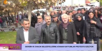 Dersim ve Ovacık Belediyelerine Kayyum Atanması Yürüyüşle Protesto Ediliyor