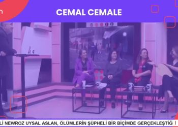 Hüseyin Kelleci’nin sunumuyla Cemal Cemale programının konukları Nurtepe Cemevi Başkanı Zeynel Şahan, Kadın Kolları Başkanı Gönül Güngör, Gençlik Kolları Başkanı Ali Şafak Keklik ve Zakir Cüneyt Mertoğlu.
