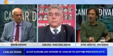 Alevi kurumları Dersim Ve Ovacık’ta Kayyumu Protesto Etti – Dersim Ve Ovacık’a Kayyum Atanmasına Alevilerin Bakışı – İbrahim Karakaya İle Canlar Divanı Programının Konukları PSAKD Genel Başkanı Cuma Erçe Ve ADFE Başkanı Zeynel Abidin Koç